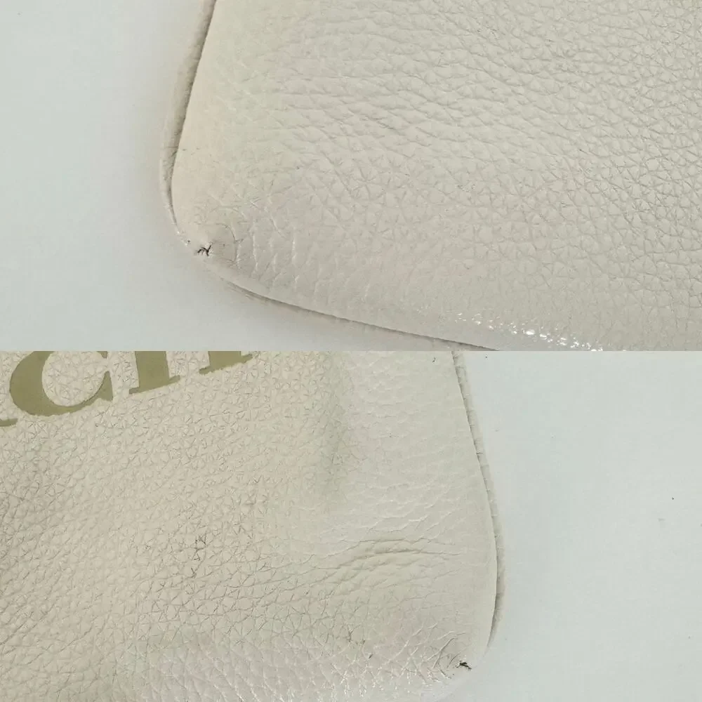 Coach Jes Horse and Carriage Logo Slim Crossbody Bag Leather Chalk 1897